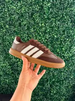 Tênis Adidas Samba Café e Branco