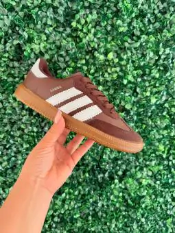 Tênis Adidas Samba Café e Branco - Código 24