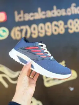 Tênis Masculino Zeus Grafite/Vermelho - Código 30