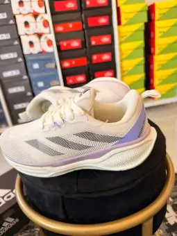 Tênis Feminino Adidas Adzero Nude/Lilás