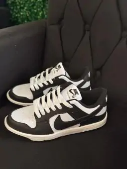 Tênis Nike Dunk Preto Branco - Código 42