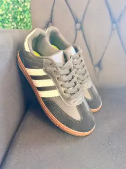 Tênis Adidas Samba Preto Listra Branca