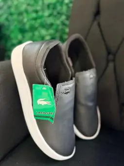 Sapatênis Lacoste Preto com Branco