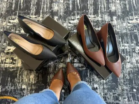 Scarpin Napa Preto