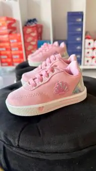 Tênis Linda Ju Rosa com Prata